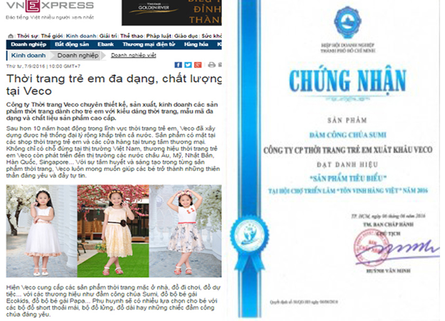 XƯỞNG MAY QUẦN ÁO TRẺ EM GIÁ SỈ VECO